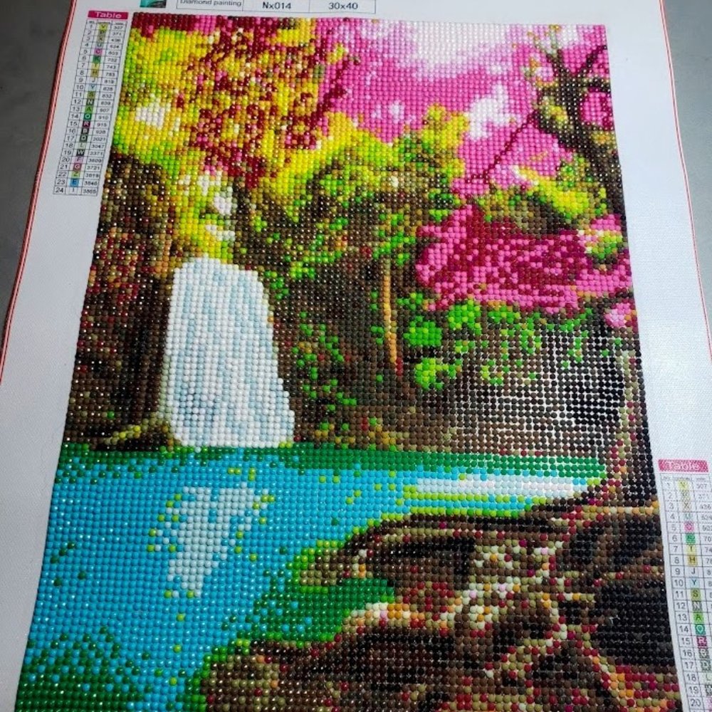 Water Fall Stream Diamond Painting